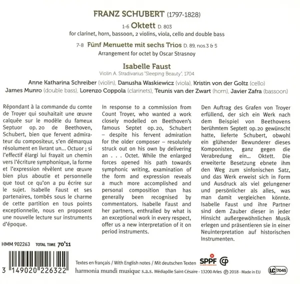 Franz Schubert: Oktett | Franz Schubert