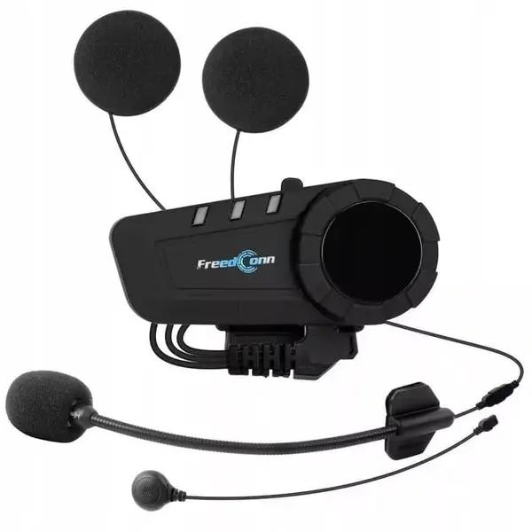 FreedConn Sistem de Comunicare Intercom FreedConn KY-Pro Single, pentru Motocicleta, Bluetooth, Negru