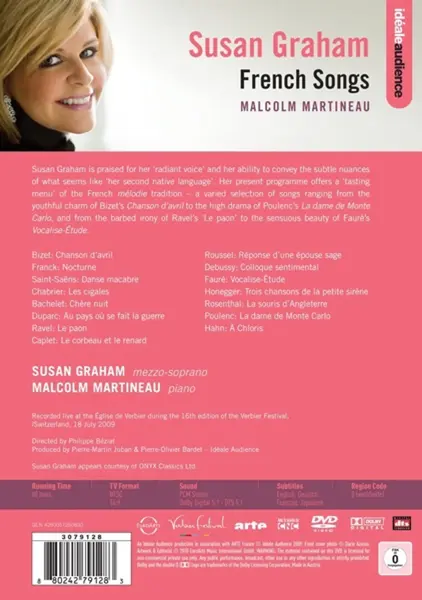 French Songs (DVD) | Susan Graham, Malcolm Martineau