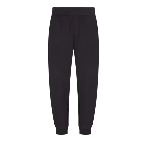 French terry jogger pants navy blue S
