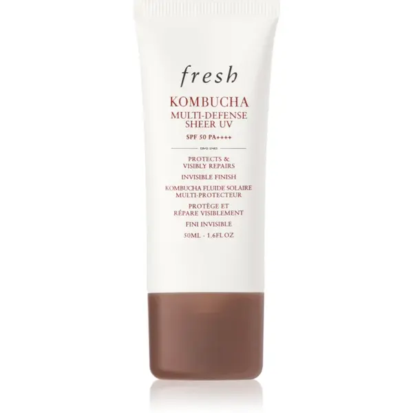 fresh Kombucha Multi-Defense Sheer UV fluid protector pentru combaterea petelor negre. SPF 50 50 ml