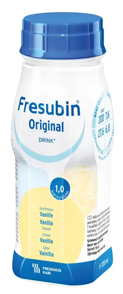 Fresubin Original Drink cu aroma de vanilie 200 ml 4 bucati