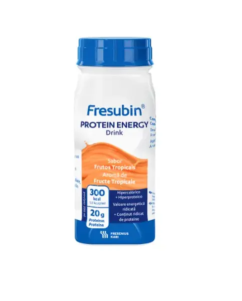 Fresubin Protein Energy Drink cu aroma de fructe tropicale 200 ml 4 bucati