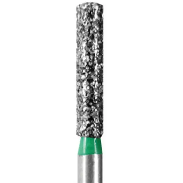 Freze Diamantate Stomatologice, Cilindru Drept, 111-014 M, Granulatie Medie, pentru Turbina, 5 Bucati