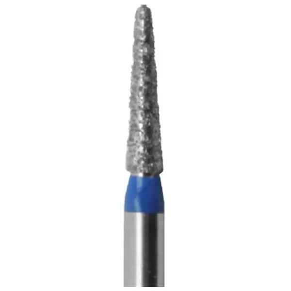 Freze Diamantate Stomatologice, Conic Rotunjit, 198-014 F, Granulatie Fina, pentru Turbina, 5 Bucati