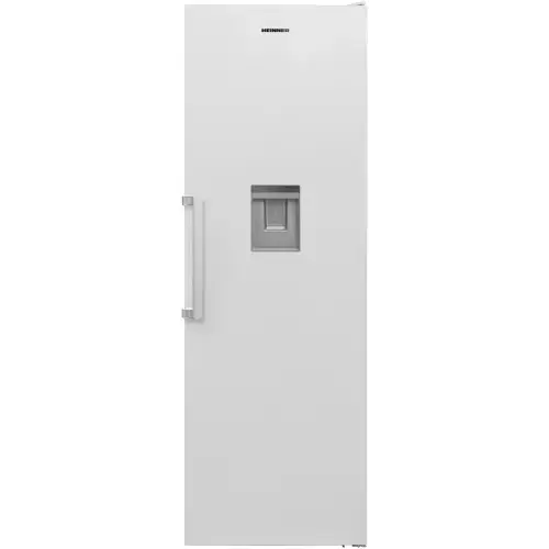 Frigider cu 1 usa Heinner HF-V401NFWDE++, 389 l, No Frost, Control electronic, Dozator de apa, Iluminare LED, Clasa E, H 186 cm (Alb)