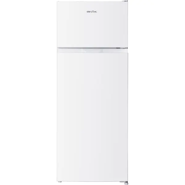 Frigider cu doua usi Arctic AD54206M50SW, Static, 206 l, Clasa D, Iluminare LED, Rafturi Safety Glass, Termostat ajustabil, Alb