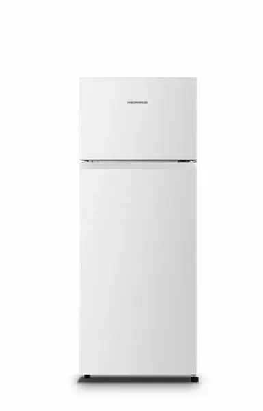 Frigider cu doua usi Heinner HF-HS205E++, 206 l, Clasa E, Lumina LED, H 143.4 cm (Alb)