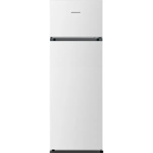 Frigider cu doua usi Heinner HF-HS243E++, 243 L, Lumina LED, 3 Rafturi de sticla, Clasa E
