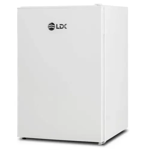 Frigider cu o usa LDK F-125EW, Clasa E, Capacitate 122 l, Termostat ajustabil, Iluminare LED, H 84 cm (Alb)