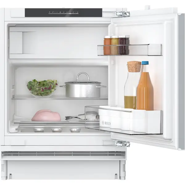 Frigider incorporabil Bosch KUL22VFD0, Eco Mode, 110 l, Usa reversibila, Iluminare LED, Clasa D