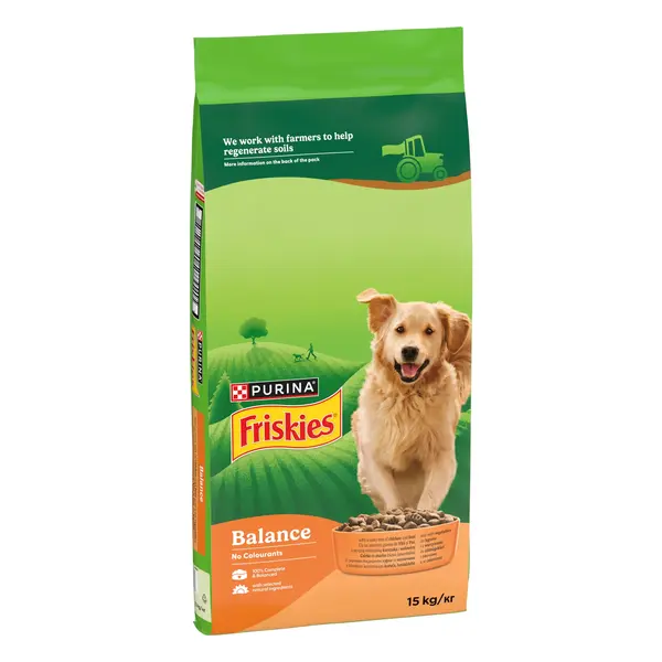 FRISKIES Dog, Adult, Caini Balance, 15 kg