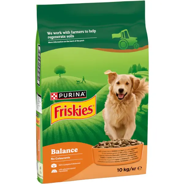 FRISKIES Hrană uscată BALANCE pentru câini Adulţi, cu Pui şi Cereale