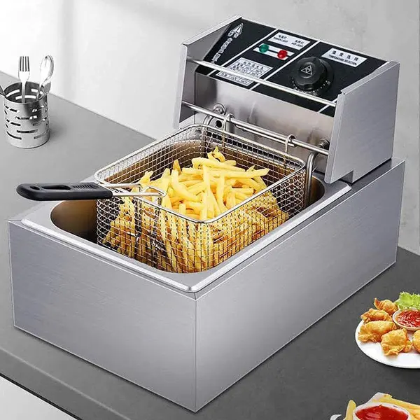 Friteuza 2500 W, 6 Litri, Inox