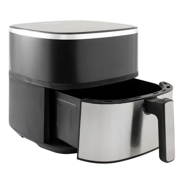 Friteuza cu aer cald Bohm, 1400W, Capacitate 6L, Control digital, 6 programe