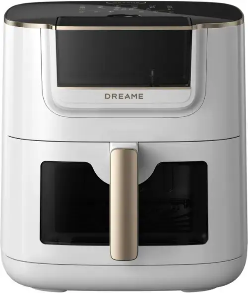 Friteuza cu aer cald Dreame Tasti AF30-WH, 7 l, 2300 W, Tehnologie 360, Senzor NTC, 12 programe pre-stabilite, Timer, Control temperatura (Alb)