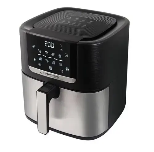 Friteuza cu aer cald Esperanza EKA004, 8 l, 1700 W (Negru/Inox)