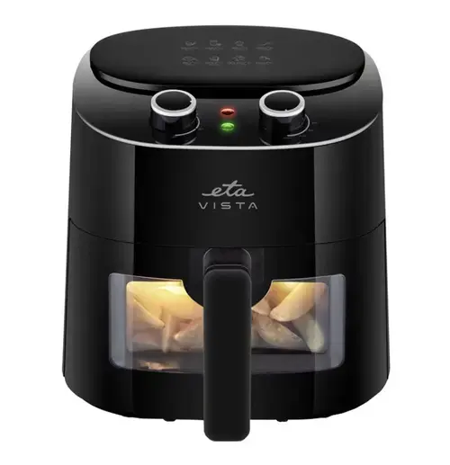 Friteuza cu aer cald ETA Vista 0168 90000, 1300W, 4.3 litri, timer 0-30 min (Negru)