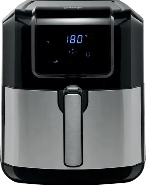 Friteuza cu aer cald Gorenje AF1700DB, 5 l, 1700 W, Temperatura ajustabila 80-200 C, Control Touch (Negru/Argintiu)