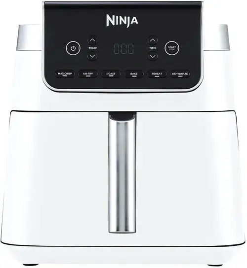 Friteuza cu aer cald Ninja Max Pro AF180EUWH, 2000 W, 6.2 l, capacitate mancare 1.2 kg, 6 programe, temperatura 40 - 240 °C, oprire automata (Alb)