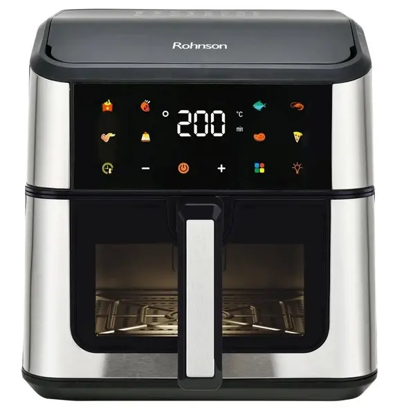Friteuză cu aer cald Rohnson - R-2874, 1500W, 8l, negru