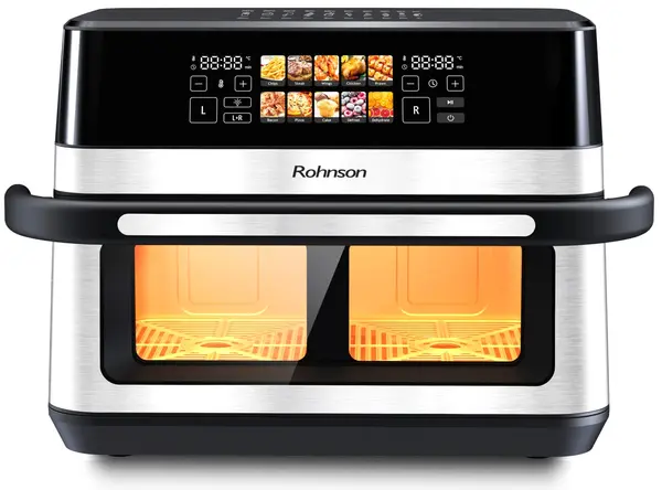 Friteuză cu aer cald Rohnson - R-2882, 2200W, 12 l, negru