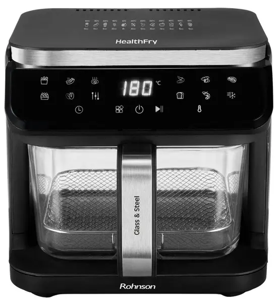 Friteuză cu aer cald Rohnson - R-2890, 1400W, 5.5 l, negru