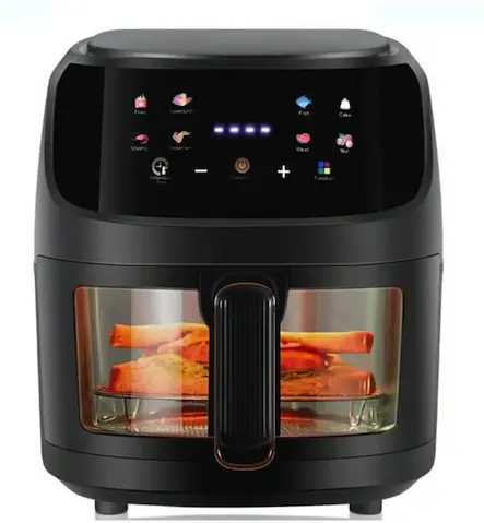 Friteuza cu aer cald tip Air Fryer capacitate mare 8 litri putere 2400W afisaj digital