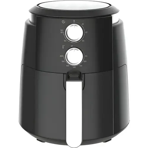 Friteuza cu aer cald Vivax DFA-515MB, 1500W, 5L, tehnologie ciclon, temperatura reglabila pana la 200°C, cronometru 60 minute cu oprire automata (Negru)