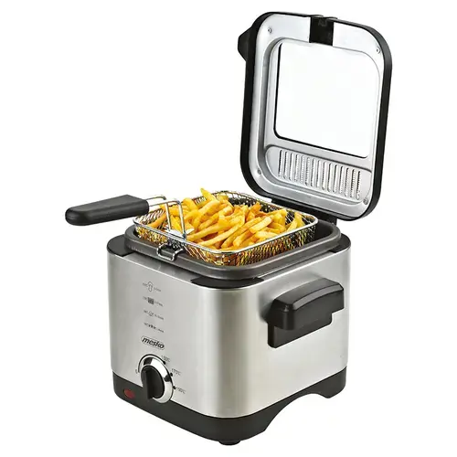 Friteuza Mesko MS4910, 900 W, 1.5 l, Inox (Argintiu/Negru)
