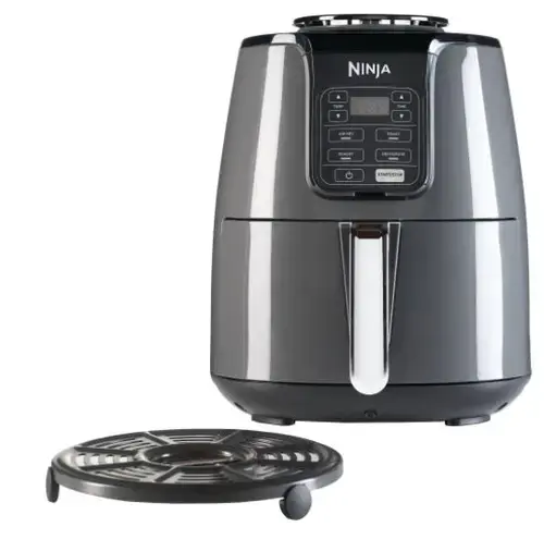 Friteuza Ninja Air AF100UK, 1550 W, 4 Funcții de gatit, 3.8 L (Negru/Gri)
