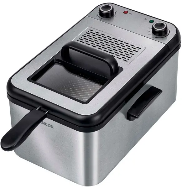 Friteuză Sencor - SFR 7200SS, 2200W, 3,2 l, argintiu