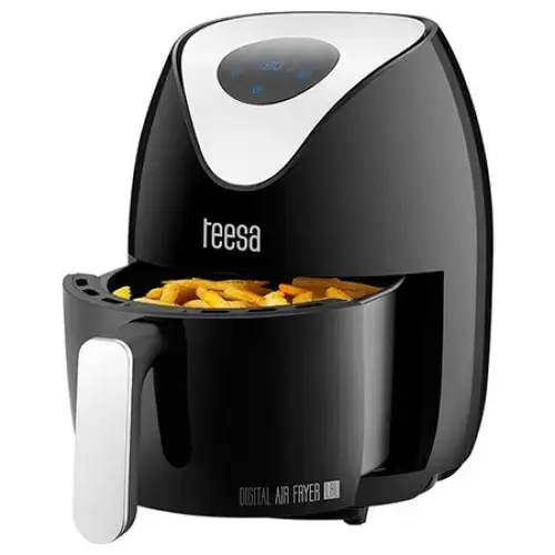 Friteuza Teesa Digital Air Fryer, 1.8L, 1000W (Negru)