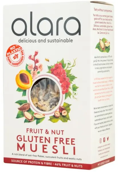 Fruit & Nut Gluten Free Muesli, 475 g, Alara