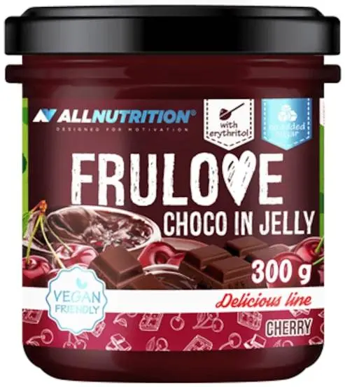 FruLove Choco In Jelly - cireșe, 300 g, AllNutrition