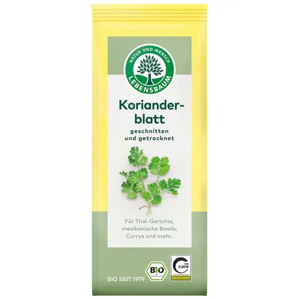 Frunze de coriandru taiate si uscate, eco - 12.50 g