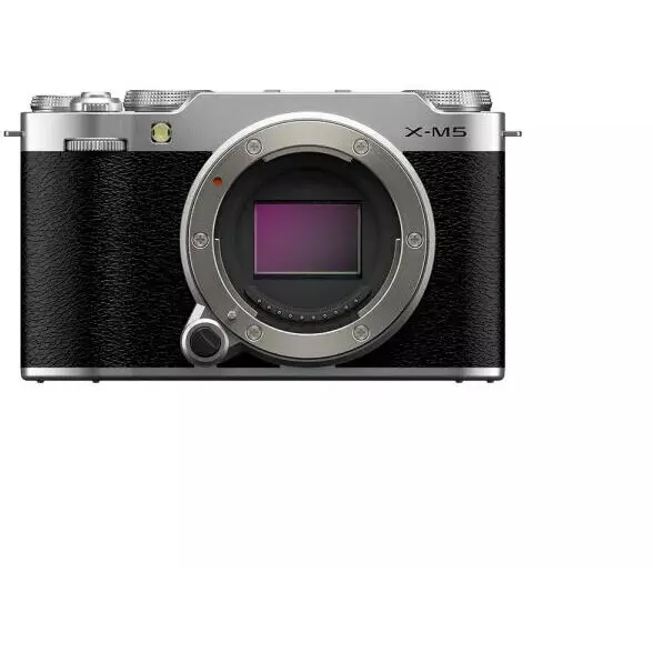 FUJIFILM Aparat foto Mirrorless Fujifilm X-M5, 26.1MP, 6K, Body, Argintiu