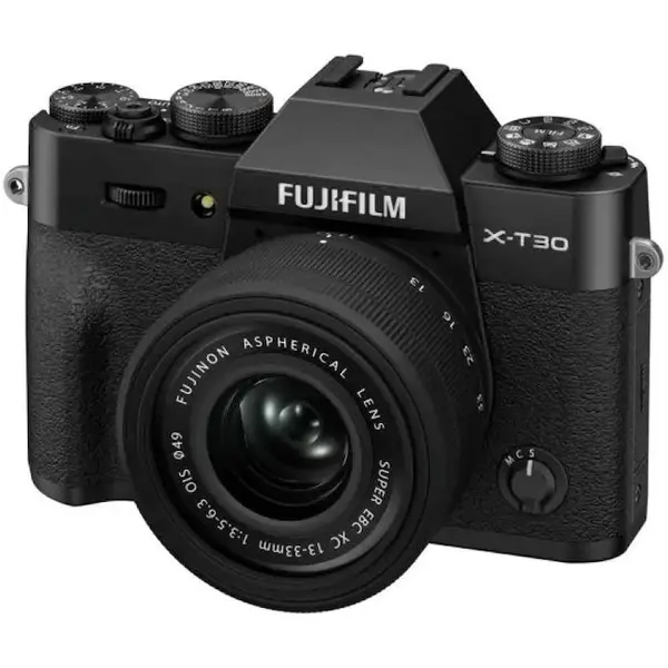 FUJIFILM Aparat Foto Mirrorless Fujifilm X-T30 III, 26.1MP + Obiectiv XC 13-33mm, Negru