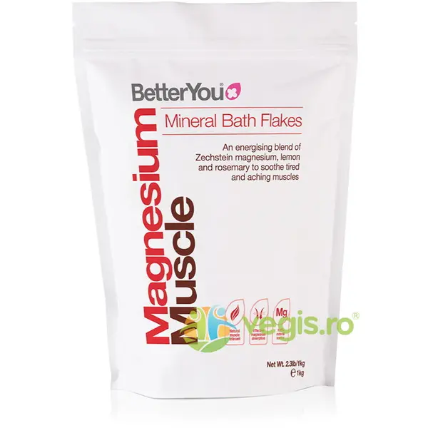 Fulgi de Baie cu Magneziu pentru Muschi 1kg