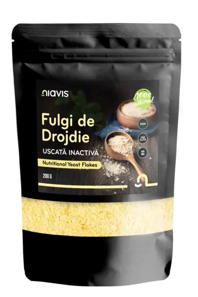 Fulgi de drojdie uscata inactiva, 200g, Niavis