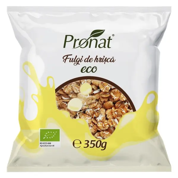 Fulgi de Hrisca BIO, 350 g, Pronat