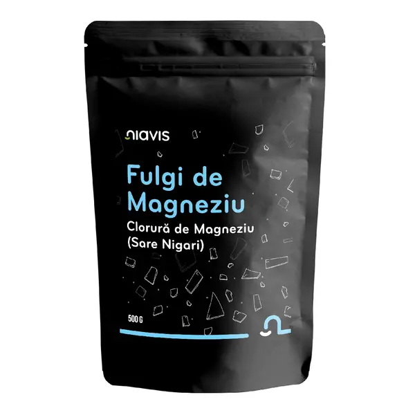 Fulgi de magneziu pentru baie, 500 g, Niavis