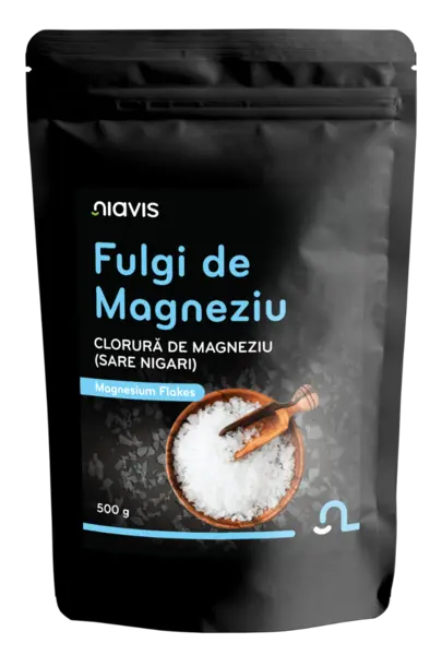 Fulgi de magneziu pentru baie, 500g, Niavis