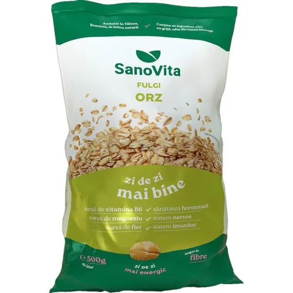 Fulgi de Orz, Sanovita, 500 g