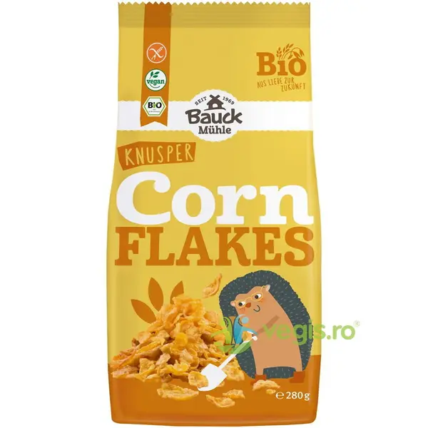 Fulgi de Porumb fara Gluten Ecologici/Bio 280g