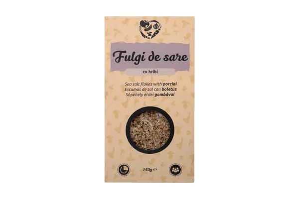 Fulgi de sare cu hribi, 150g, Ecotravio