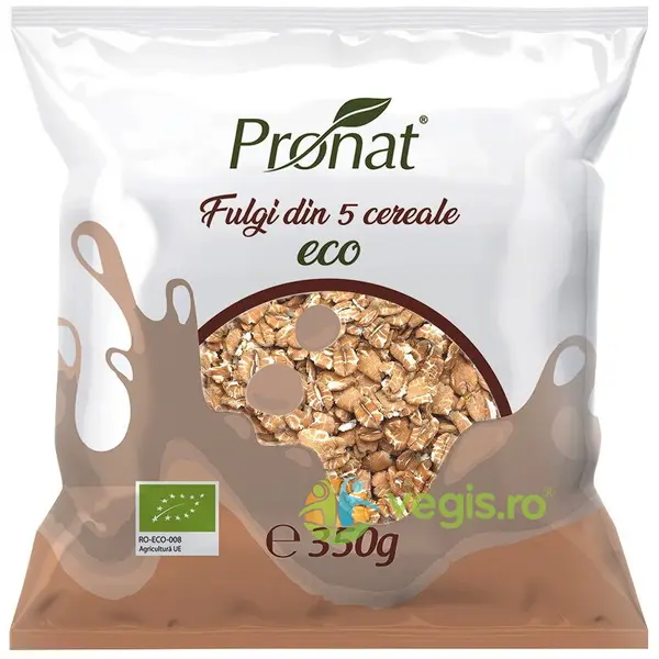 Fulgi din 5 Cereale Ecologici/Bio 350g