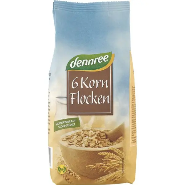 Fulgi din 6 cereale, eco - 500 g