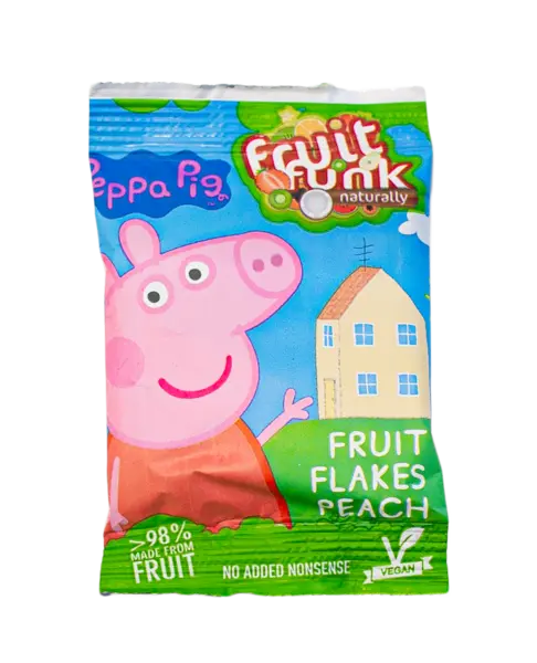 Fulgi din fructe cu piersici Peppa Pig, 16g, Fruit Funk