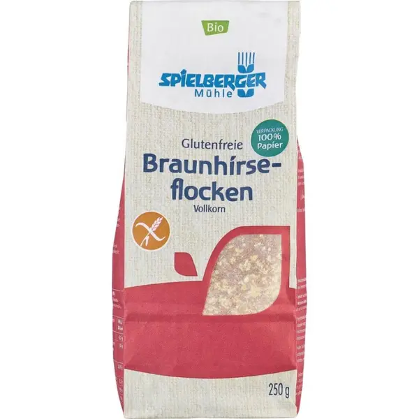Fulgi din mei maro fara gluten, eco - 250 g